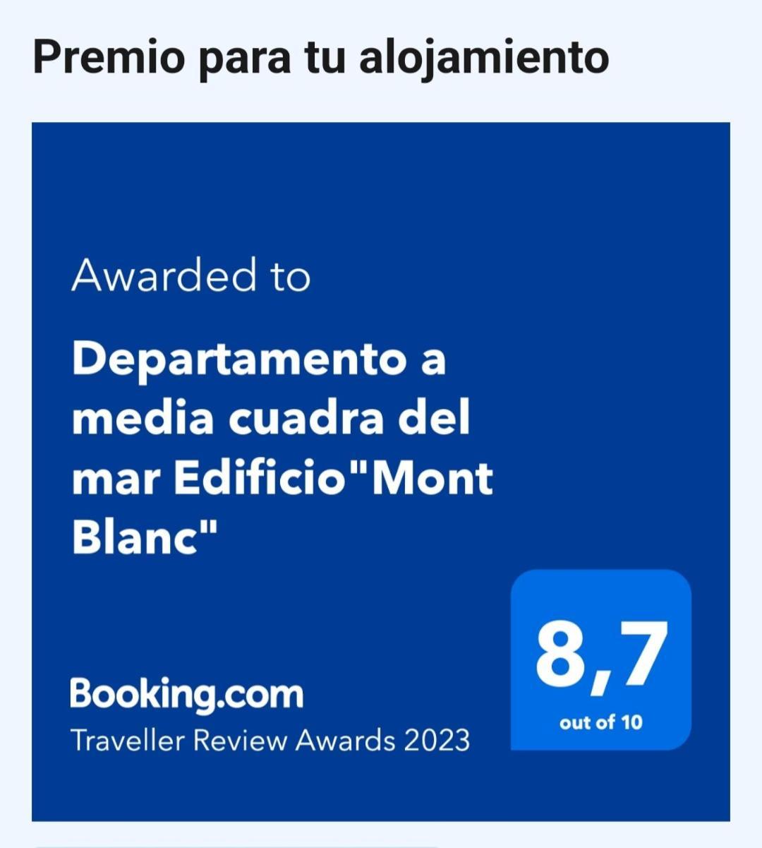 Departamento A Media Cuadra Del Mar Edificiomont Blanc Apartamento *